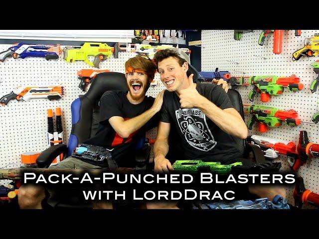 PACK-A-PUNCHED GUNS / BLASTERS FOR NERF ZOMBIES (feat. LordDraconical)