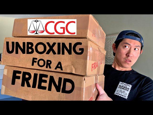 HUGE Blind CGC Comic Book Unboxing for a Friend (Christmas Haul 2020)