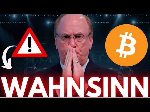 LARRY FINK ZÜNDET BITCOIN BOMBE!(Das wird Wild)