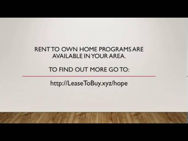 Rent To Own Homes In North Carolina - Lease With Option To Buy