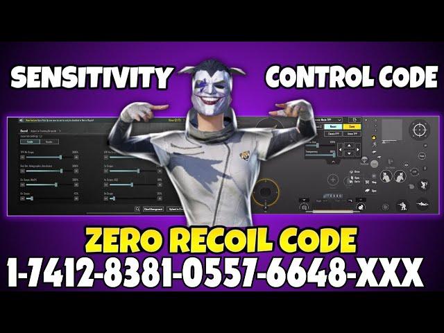 UPDATE 3.5BEST SENSITIVITY CODE & 4 FINGER CLAW SETTINGS | PUBG MOBILE/BGMI