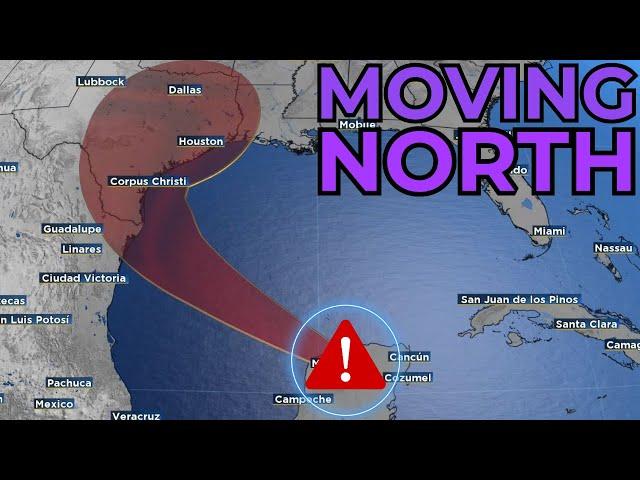 Beryl Update: Northward Trend Continues. Texas And Louisiana In The Cone