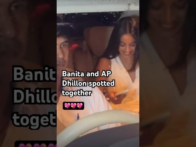 AP Dhillon and girlfriend Banita outside Japanese restaurant | #apdhillon #banitasandhu #withyou #ap