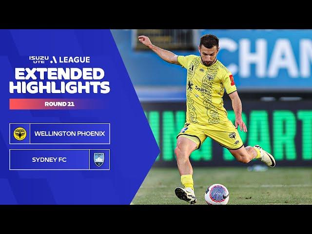 Wellington Phoenix v Sydney FC - Extended Highlights | Isuzu UTE A-League 2023-24 | Round 21