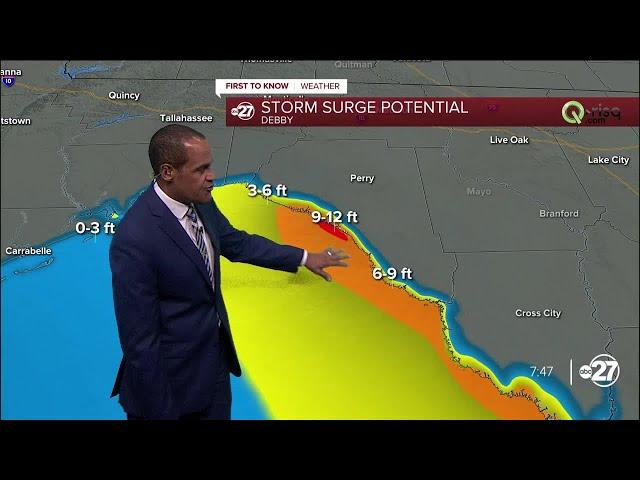 First to Know Forecast: Debby's local effects and coastal impacts (08/04/2024)