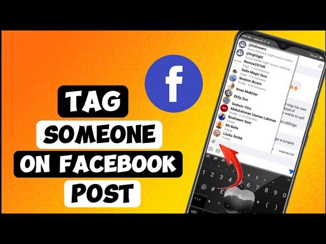 How To Tag Someone On a Facebook Post | How To Mention Someone On a Facebook Comment