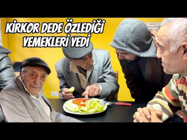 KİRKOR DEDEMİZİ TÜRK RESTORANINA GETİRDİM!!!