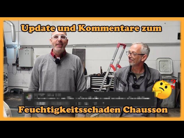 Das Hubbett ist WIE befestigt?? - Zwischenstand beim feuchten Chausson!