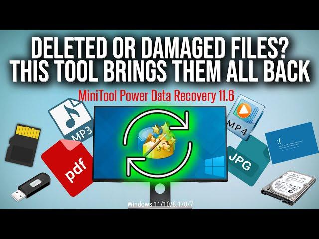 This is the best data recovery tool - MiniTool Power Data Recovery 11.6 (new update)