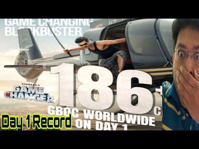 GAME CHANGER OFFICIAL DAY 1 COLLECTION WORLDWIDE POSTER | REAL OR FAKE | OVERSEAS TOTAL SHOCKING 