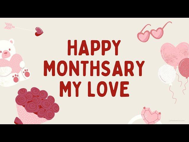 Monthsary Message for Boyfriend | Happy Monthsary Quotes & Wishes for Boyfriend | LoveMementos.com