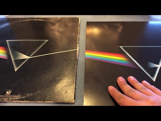 Vinyl Records!!! Pink Floyd Darkside Vintage vs Repress What’s the Difference??