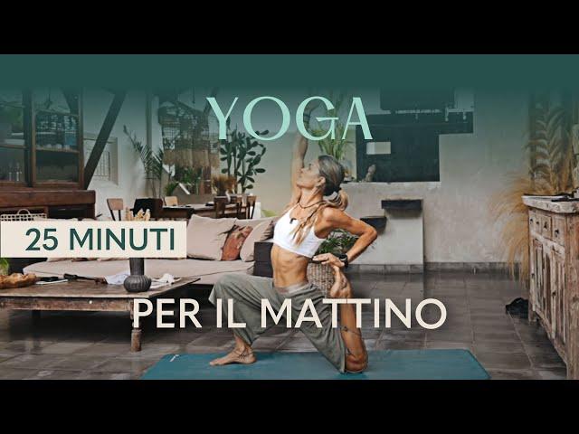 Mindful morning | Pratica di yoga per la mattina | Livello intermedio 25 minuti