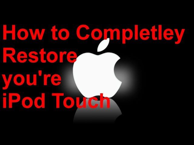 How to Restore An iPod By iTechSupport