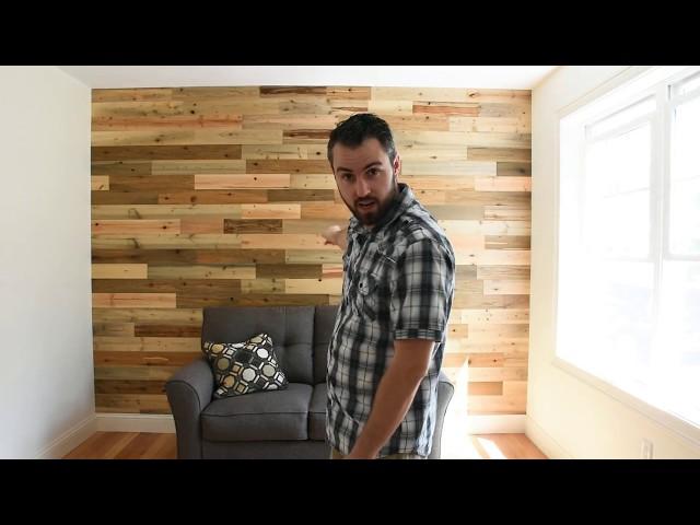 How I Made an Awesome Reclaimed Wood Accent Wall with Timberchic!