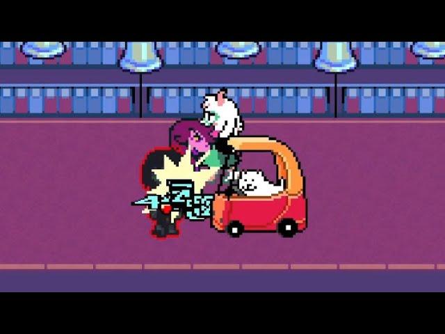 Getting Destroyed by Toby for playing Megalovania... Deltarune Chapter 4