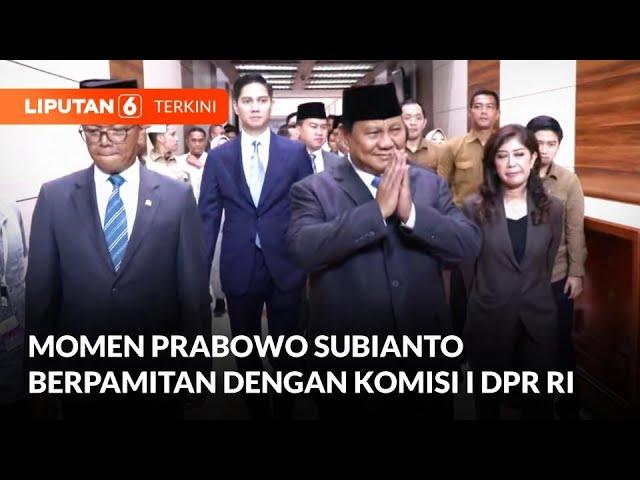 Rapat Kerja Terakhir Bersama DPR RI, Prabowo Subianto Pamit Undur Diri sebagai Menhan | Liputan 6