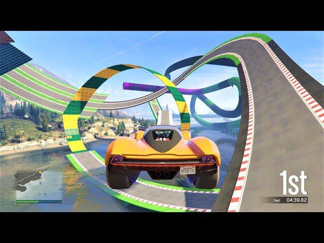 GTA 5 Online -Mind Blowing Race  Who Made This Race is a genius