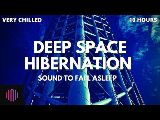 Sleep sound with black screen  / 10 hours deep space hibernation sound to fall asleep