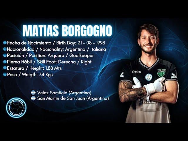 Matias Borgono #1 // Arquero - Goalkeeper // San Martin de San Juan 2024