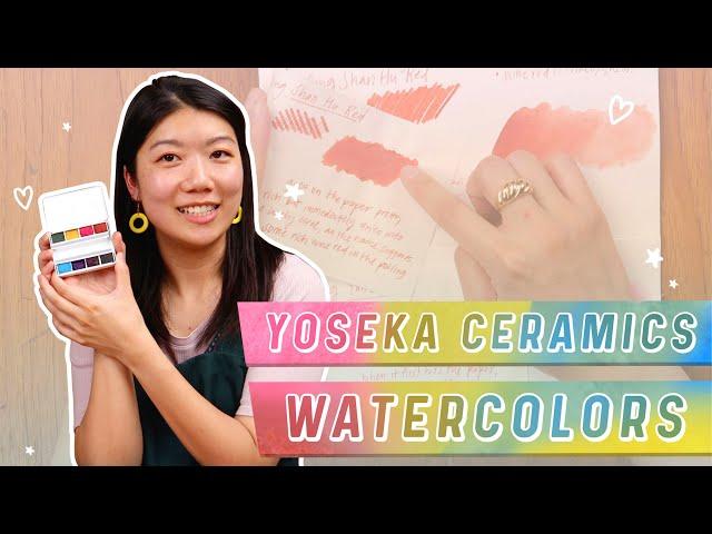 Unbox With Yoseka: Yoseka Ceramics Watercolors