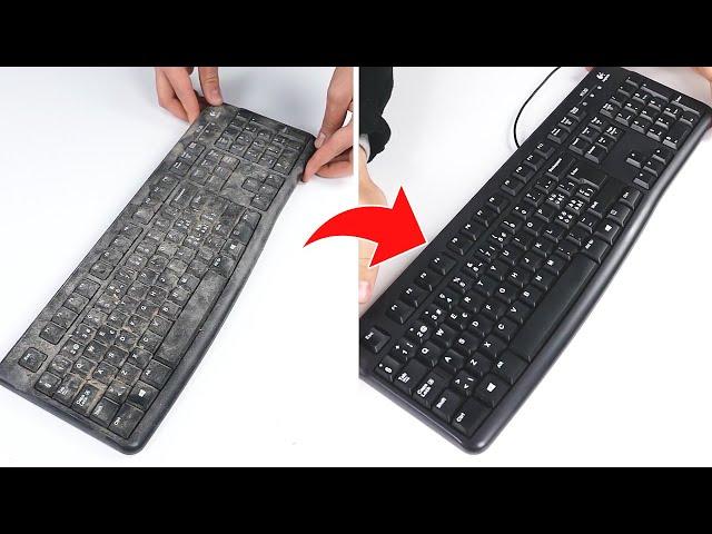 Deep Cleaning A DIRTY Keyboard For The First Time In 5 YEARS #shorts