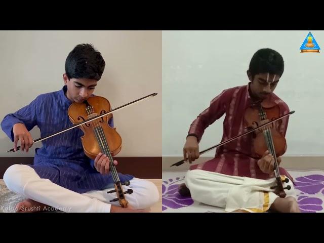 Trishakthi 2022 | Kaushik Balaji & Srinivasan Ranganathan  - Violin Duet