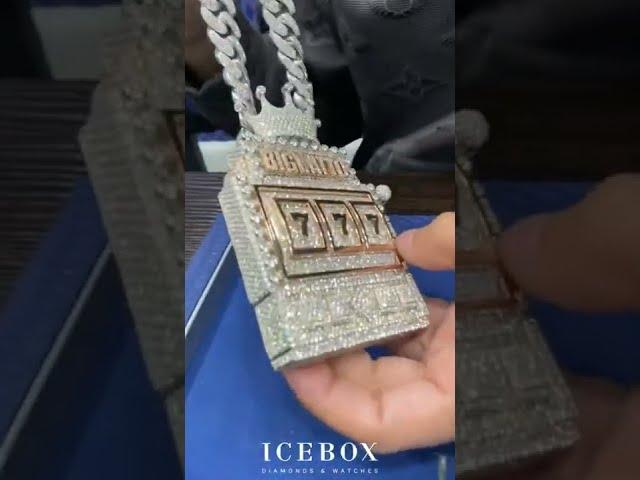 $250K Slot Machine Casino Pendant for Latto! 