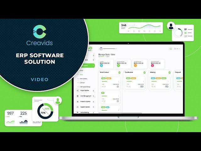 ERP Software Solutions Video | Animated Explainer Video in SAAS Technology