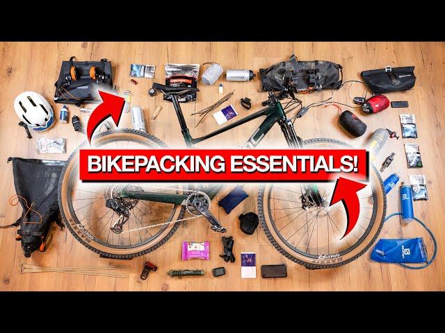 My COMPLETE Bikepacking Gear Setup. Bags, lights, tools, sleep system and must-have items.