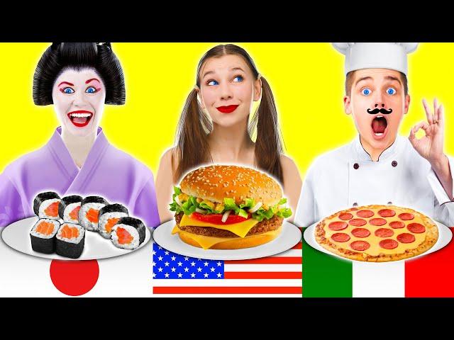 FOOD FROM DIFFERENT COUNTRIES CHALLENGE | Prank Wars by Multi DO