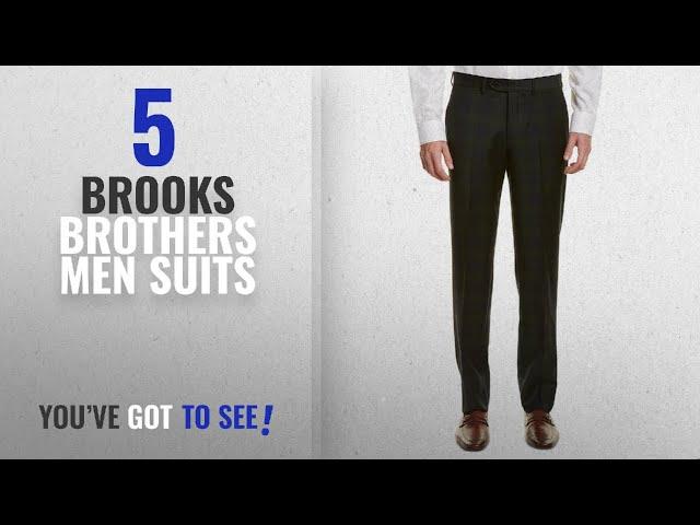 Top 10 Brooks Brothers Men Suits [Winter 2018 ]: Brooks Brothers Mens Wool-Blend Milano Fit