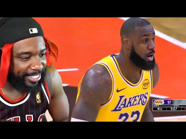 CashNasty Reacts To LAKERS at SPURS | FULL GAME HIGHLIGHTS | November 27, 2024