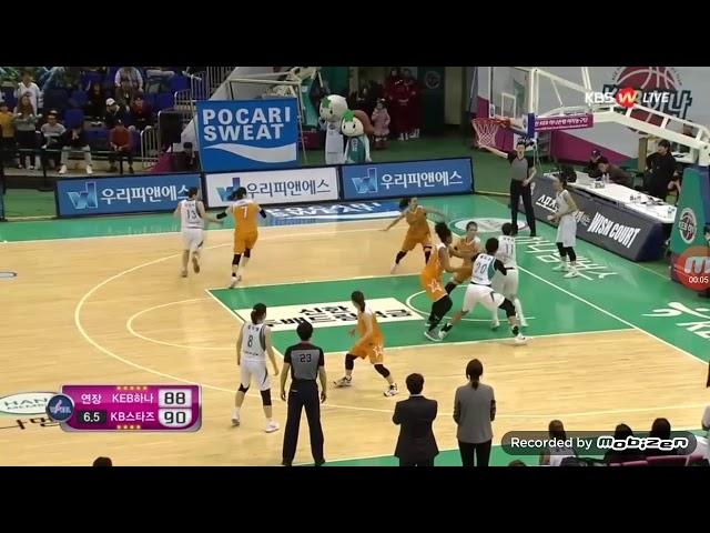 KB스타즈 강아정 명장면