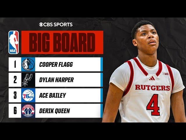 2025 NBA Draft Big Board: Could Ace Bailey fall out of the Top 5 after not working out for teams?