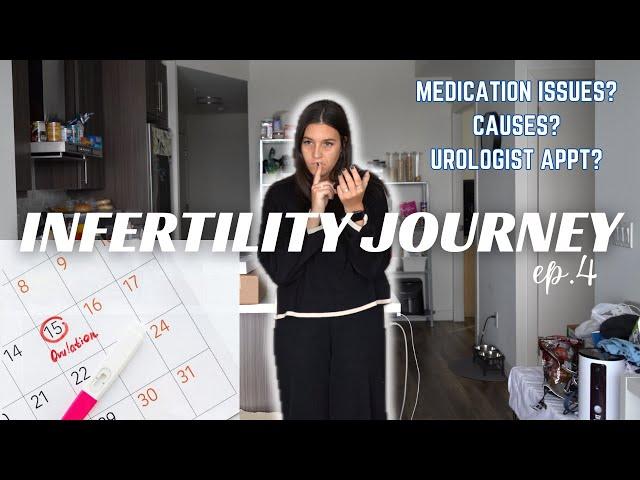 OUR INFERTILITY JOURNEY EP.4 | cycle timing, seeing a urologist, addressing male factor infertility