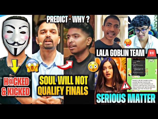 Chats EXPOSED & Player KICKED‼️ MAZY on SouL will not QUALIFY Lala Goblin TEAM Mizo ANGRY on This