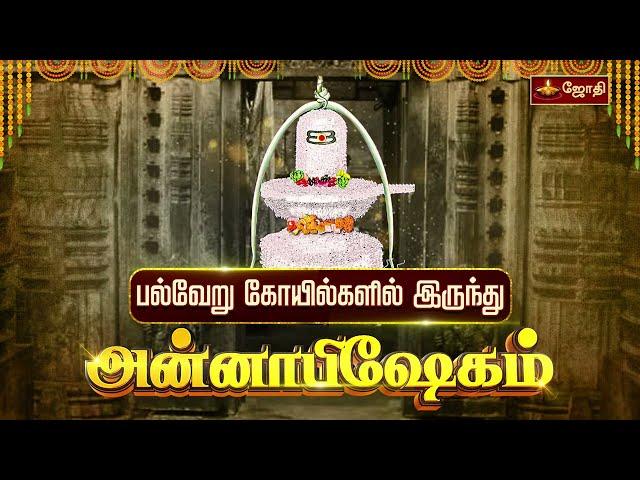 அன்னாபிஷேகம் பல்வேறு கோயில்களில் இருந்து | Annabishekam 2024 | Jothitv