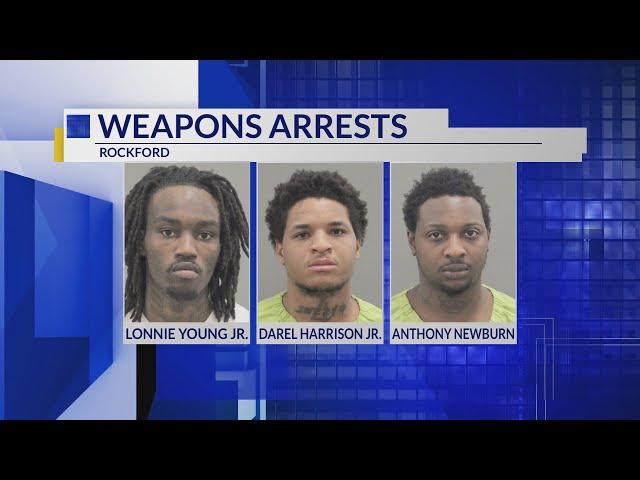 Investigation into Rockford shooting leads to 3 felon arrests