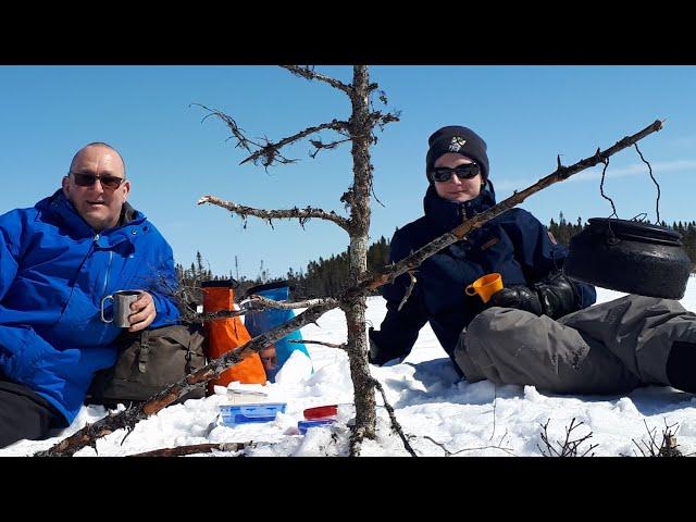 Ice Fishing And Catching Brook Trout With My Daughter  Episode #2