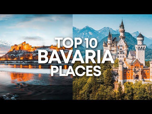 10 Best Places to Visit in Bavaria | South Germany Travel Guide 2024