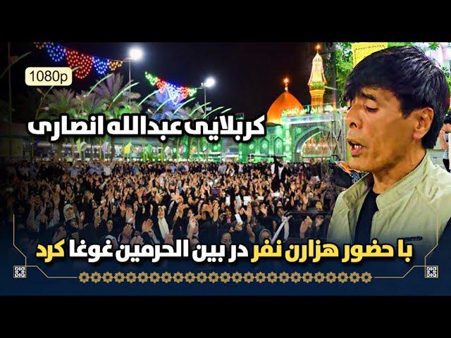 عاشق منم عباس اگر جلوه نمایی || کربلایی عبدالله انصاری در بین الحرمین (کربلا معلا)