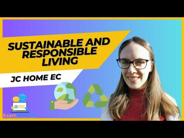 Saturday Session Sustainable and Responsible Living