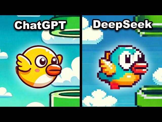 ChatGPT vs DeepSeek Make Flappy Bird
