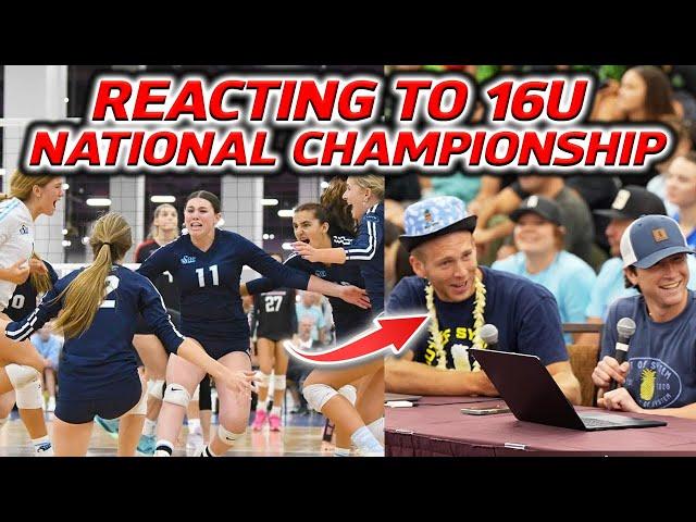 16U Girls NATIONAL CHAMPIONSHIP - Live Reaction