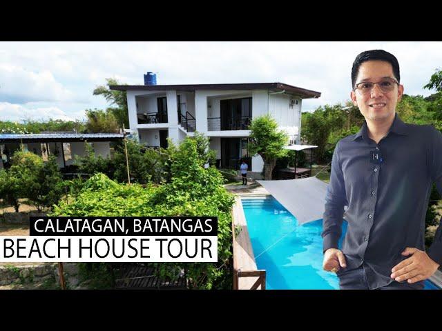 White Sand,  Beach House For Sale ● Farm House  Tour 1077 ● Calatagan Beach House Tour