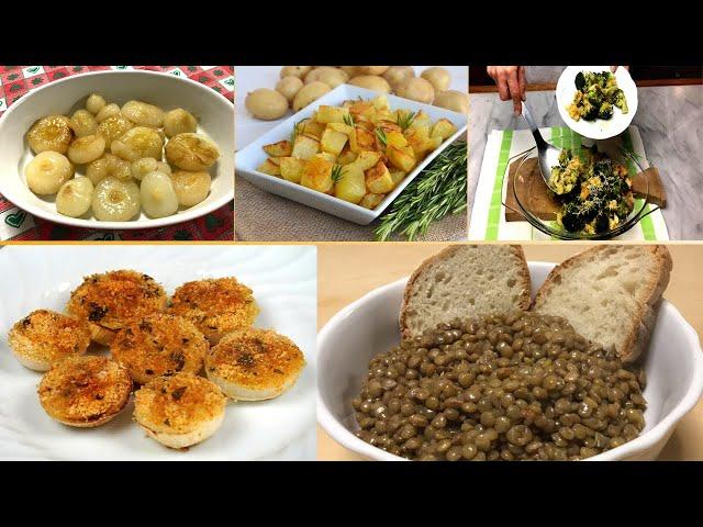 5 Ricette Contorni di Natale e Fine anno Perfetti - 5 Christmas Side Dish Recipes Tasty and Easy