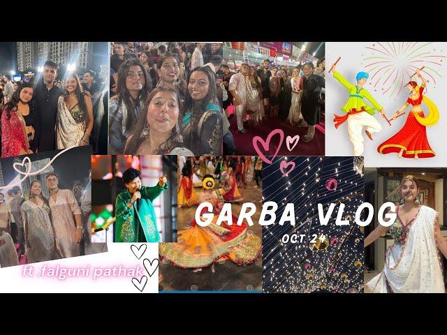 NAVRATRI GARBA VLOG  , ft Falguni Pathak ,fun ,scolding from mom ,friends 🫂️🫶