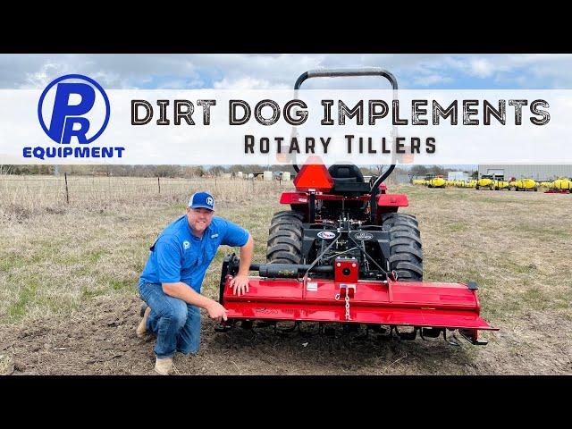 Dirt Dog RT Series Rotary Tillers -  Walk Around and Operation