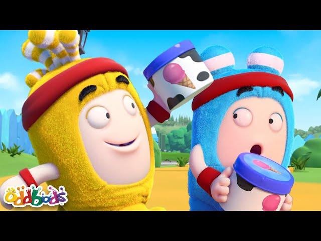 We Scream for ICE CREAM!  | Oddbods | Funny Cartoons for Kids | Moonbug Kids Express Yourself!